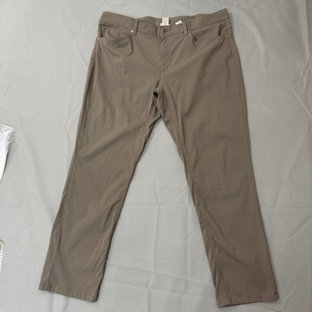 L.L.Bean Venture Stretch Pants Mens 40 Brown Riveted Hiking Outdoor 5 Pocket